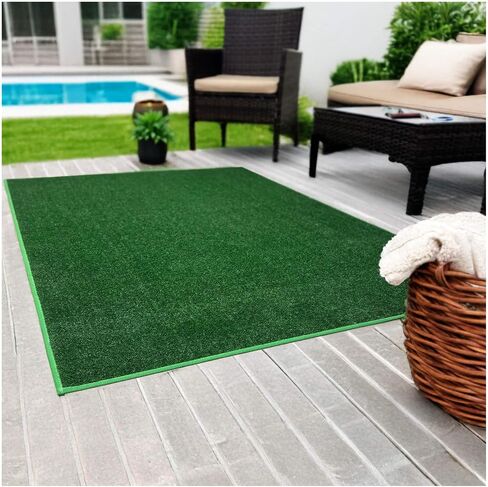KOECKRITZ 6" x 6" (Sample) Artificial Turf Indoor Outdoor Rug – Green Synthetic Grass Carpet for Patio, Garden, Balcony & Landscape – Pet Friendly, Dog Grass, Lightweight in Saudi Arabia