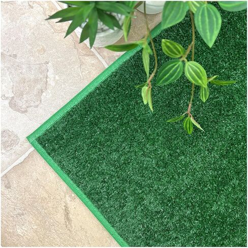 KOECKRITZ 6" x 6" (Sample) Artificial Turf Indoor Outdoor Rug – Green Synthetic Grass Carpet for Patio, Garden, Balcony & Landscape – Pet Friendly, Dog Grass, Lightweight in Saudi Arabia