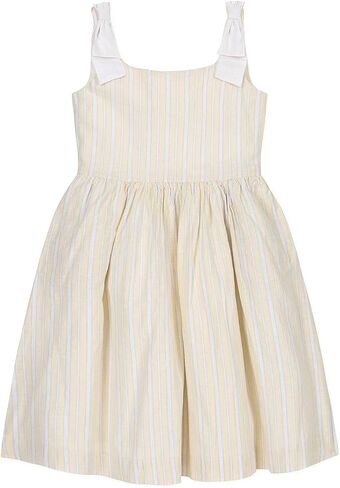 Linen Bow Shoulder Dress by Hope & Henry Girl in Kuwait