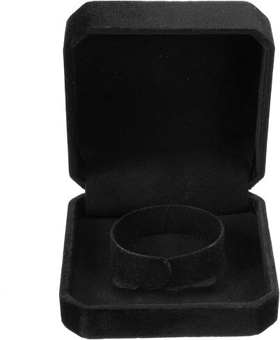 12 Pack Classic Black Velvet Bracelet Gift Boxes – Jewelry Storage & Display Case for Bangle, Organizer for Wedding, Engagement, Birthday, Anniversary (3.6" x 3.6" x 1.6") in Saudi Arabia