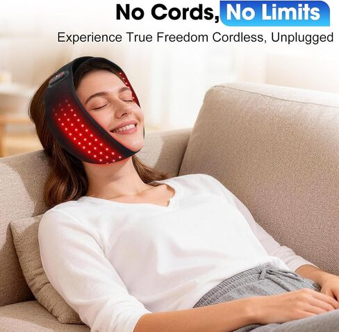 Face Heating Pad for TMJ Pain Relief, Cordless TMJ Heating Pad for Jaw with 3 Heat & 3 Timer Settings, Wearable Heating Pad for Face Jaw Chin 𝗪𝗶𝘀𝗱𝗼𝗺 𝗧𝗲𝗲𝘁𝗵 in Saudi Arabia