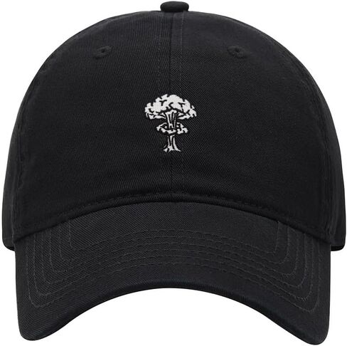 Men's Baseball Cap Mushroom Cloud Explosion Embroidered Washed Cotton Vintage Dad Gifts Hat Women's Hat in Kuwait