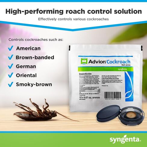 advion 68663 Arena 12ct Bag Cockroach Bait Station, White in Kuwait