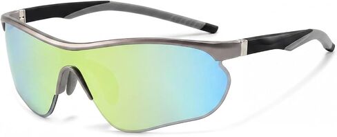 Sports Sunglasses for Men Women, Lightweight Running Glasses with UV400 Protection, Non Polarized for Cycling Golf in Saudi Arabia