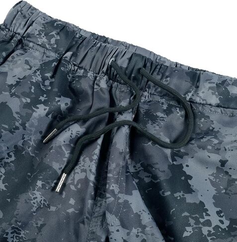 Men's Big & Tall Cargo Pants with Drawstring Elastic Waistband & Multiple Pockets for Young Men in Kuwait