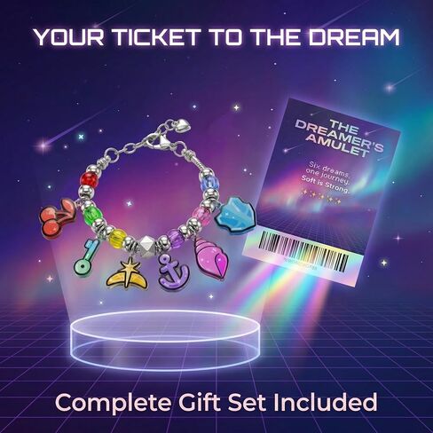 Charm Bracelet for Katseye Merch Lovers, The Dreamer's Amulet Y2K Colorful Pendants Jewelry for Women Concert Outfits and Gifts in Saudi Arabia