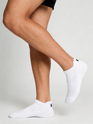 Combed Cotton Sport Socks for Men and Women-6 Pairs-Ultra Soft Ankle Socks for Casual, Running, Workout in Kuwait