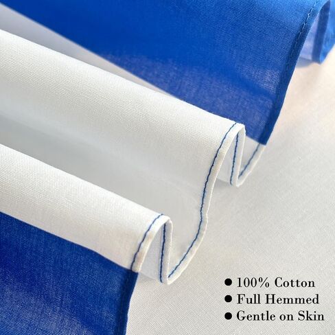 WEITBF 2 Pack El Salvador Flag Bandana Salvadoran Scarf Bandanas Headband - 100% Cotton, 22 x 22 inch in Saudi Arabia