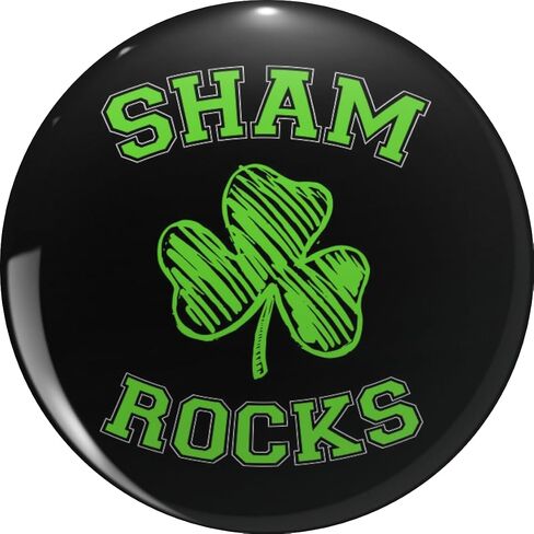 SHAMROCKS Metal Lapel Pin Tie Tack Pinback 0.75" in Kuwait
