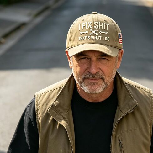 I FIX Shitt, That's What I DO Hat, Vintage Adjustable Distressed Baseball Cap for Men Women in Kuwait