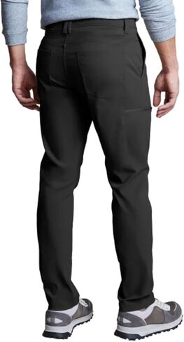 Copper & Oak Supply Co. Men's Straight Fit Stretch Tech Pant (US, Waist Inseam, 36, 32, Regular, Regular, Black) in Saudi Arabia