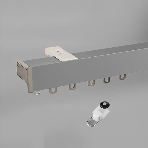 Light-Blocking Binario for Curtains, Ceiling or Wall Mount, Durable, Ideal for Office & Living Room, Room Dividers, Blue, A1, 6m/4x150cm, Perfect Light Control Solution in Saudi Arabia