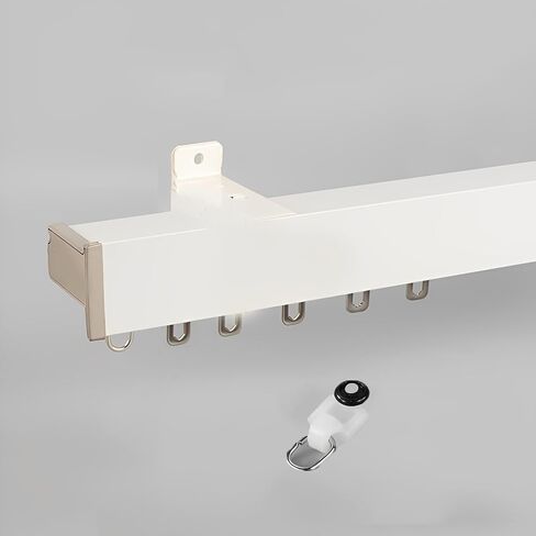 Light-Blocking Binario for Curtains, Ceiling or Wall Mount, Durable, Ideal for Office & Living Room, Room Dividers, Blue, A1, 6m/4x150cm, Perfect Light Control Solution in Saudi Arabia