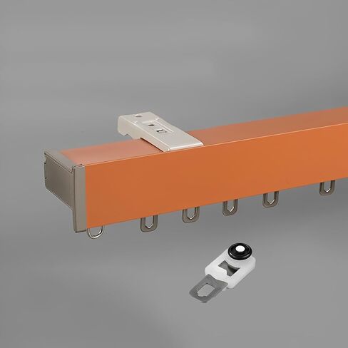 Light-Blocking Binario for Curtains, Ceiling or Wall Mount, Durable, Ideal for Office & Living Room, Room Dividers, Blue, A1, 6m/4x150cm, Perfect Light Control Solution in Saudi Arabia