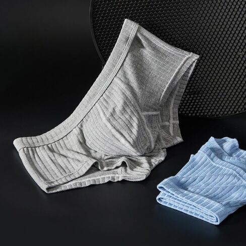 Men Low Rise Boxer Briefs 4-Way Stretch Breathable Moisture 95% Viscose 5% Spandex 3-Pack in Kuwait