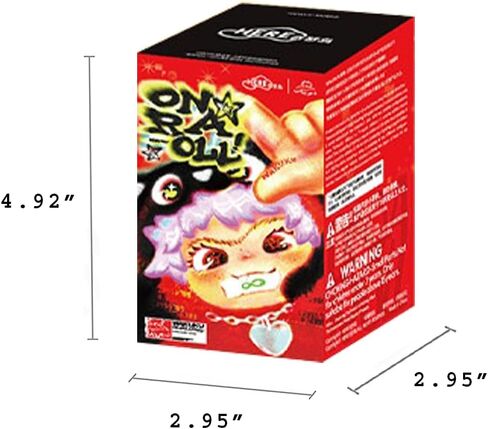 Plush Blind Box, Cute WAKUKU On A Roll Series 1PC Soft Stuffed Mystery Box Keychain, Kawaii Vinyl Plush Bag Charms Collectible for Birthday Christmas Party Decor(1Pcs Random Box) in Saudi Arabia