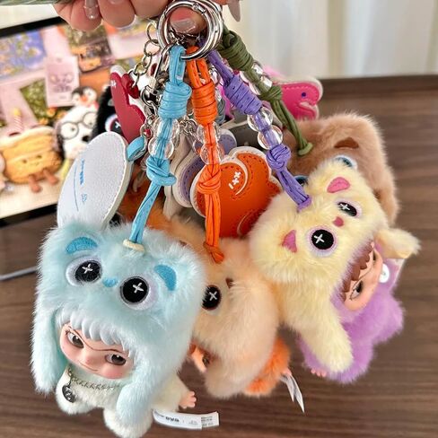 Plush Blind Box, Cute WAKUKU On A Roll Series 1PC Soft Stuffed Mystery Box Keychain, Kawaii Vinyl Plush Bag Charms Collectible for Birthday Christmas Party Decor(1Pcs Random Box) in Saudi Arabia