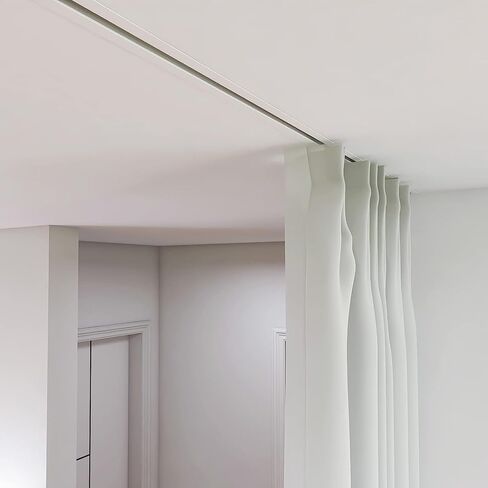 Binario Tenda Soffitto Sistema Incassato per Tende Asta Invisibile per Patio Baia Furgone a Lunghezza 1m 6m Soluzione Elegante per Interni ed Esterni in Saudi Arabia