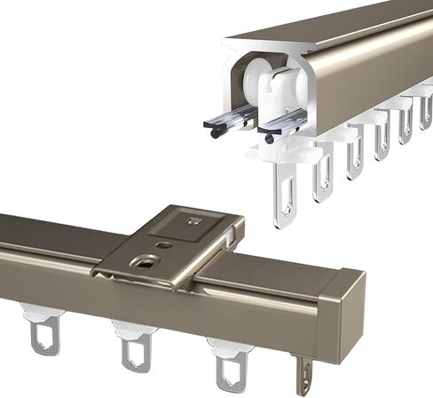 Robusto Binario per Tende Esterno in Alluminio 100 500cm Bastone Soffitto per Finestre e Tende Divisorie Facile Installazione Ideale per Giardini e Balconi in Saudi Arabia