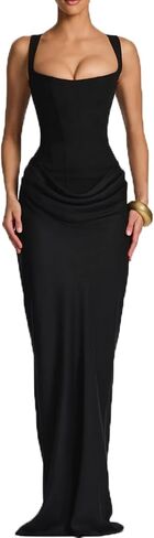 Women's Wedding Guest Dress Sexy Prom Mermaid Corset Long Spaghetti Straps Cocktail Party Dresses in Kuwait