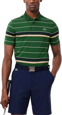 Lacoste Men's Striped Ultra-Dry Stretch Golf Polo in Kuwait