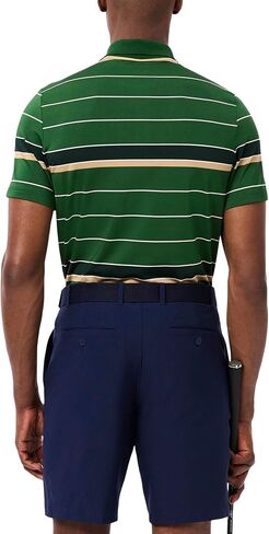 Lacoste Men's Striped Ultra-Dry Stretch Golf Polo in Kuwait