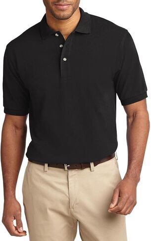 JustBlanks Men's Short Sleeves Heavyweight Cotton Pique Polo Shirt 100% Combed Cotton Jersey Heavyweight Polo Shirt for Men in Saudi Arabia