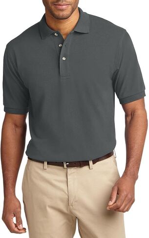 JustBlanks Men's Short Sleeves Heavyweight Cotton Pique Polo Shirt 100% Combed Cotton Jersey Heavyweight Polo Shirt for Men in Saudi Arabia