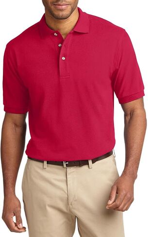 JustBlanks Men's Short Sleeves Heavyweight Cotton Pique Polo Shirt 100% Combed Cotton Jersey Heavyweight Polo Shirt for Men in Saudi Arabia