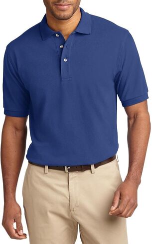 JustBlanks Men's Short Sleeves Heavyweight Cotton Pique Polo Shirt 100% Combed Cotton Jersey Heavyweight Polo Shirt for Men in Saudi Arabia