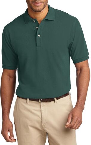 JustBlanks Men's Short Sleeves Heavyweight Cotton Pique Polo Shirt 100% Combed Cotton Jersey Heavyweight Polo Shirt for Men in Saudi Arabia