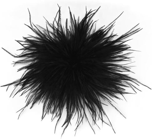 Dainty Feather Flower Large Brooch Pin for Women and Men, Elegant Oversized Floral Lapel Pin, 150mm, for Wedding, Party, Dance, Banquet in Saudi Arabia