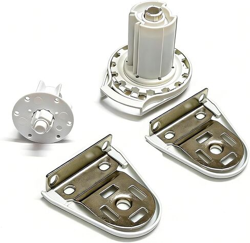 Skyline SL20 Roller Shade Clutch Replacement Set for 1.5" (38mm) Tubing with Mounting Brackets and Pin Plug for Window Roller Blinds(White) in Saudi Arabia
