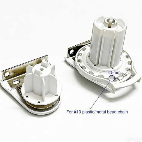 Skyline SL20 Roller Shade Clutch Replacement Set for 1.5" (38mm) Tubing with Mounting Brackets and Pin Plug for Window Roller Blinds(White) in Saudi Arabia
