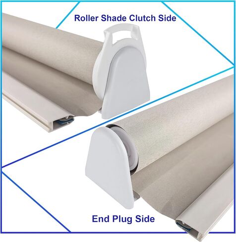 Skyline SL20 Roller Shade Clutch Replacement Set for 1.5" (38mm) Tubing with Mounting Brackets and Pin Plug for Window Roller Blinds(White) in Saudi Arabia