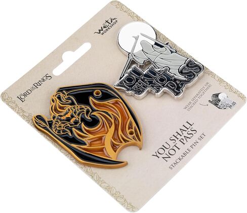 WETA Workshop - The Lord of the Rings Trilogy - You Shall Not Pass Enamel Pin Set in Kuwait