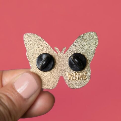 Butterfly & Caterpillar Enamel 2 Piece Pin Gift Set – Cute Nature-Themed Pins for Jackets, Bags, and Accessories – Colorful Collector Pins & Botanical Gift Ideas in Kuwait