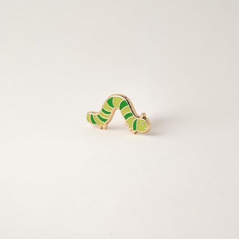 Butterfly & Caterpillar Enamel 2 Piece Pin Gift Set – Cute Nature-Themed Pins for Jackets, Bags, and Accessories – Colorful Collector Pins & Botanical Gift Ideas in Kuwait