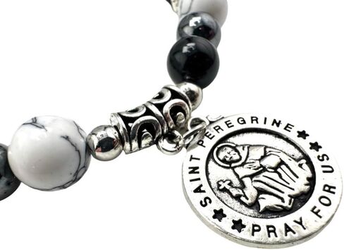 Westmon Works St Peregrine Bracelet Catholic Wrist Jewelry with Holy Card Saint Prayer in Kuwait