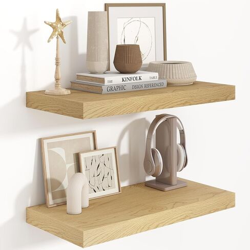 72"W x 9.3"D Floating Shelves for Wall, Wall Mounted Bathroom Shelves 1 Pack Deep Floating Shelf for Bedroom Kitchen Living Room, Rustic Wooden Wall Shelf with Invisible Bracket for Books Decor in Saudi Arabia