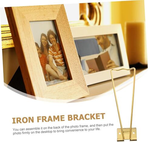 COHEALI 8pcs Iron Picture Frame Bracket Stand Sturdy Photo Frame Support Decorative Display Easel for Home and Office Use in Kuwait