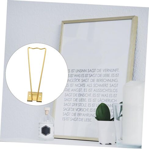 COHEALI 8pcs Iron Picture Frame Bracket Stand Sturdy Photo Frame Support Decorative Display Easel for Home and Office Use in Kuwait