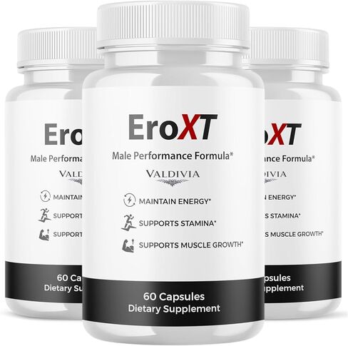 (3 Pack) EroXT Capsules, Official Ero XT with All Natural Ingredients, Advanced Overall Health and Wellness Vitamin Supplement Formula for Maximum Strength Multivitamin Support (180 Capsules) in Saudi Arabia