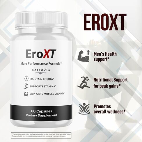 (3 Pack) EroXT Capsules, Official Ero XT with All Natural Ingredients, Advanced Overall Health and Wellness Vitamin Supplement Formula for Maximum Strength Multivitamin Support (180 Capsules) in Saudi Arabia