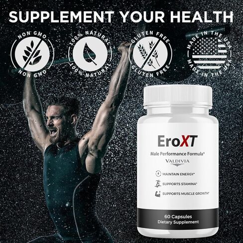 (3 Pack) EroXT Capsules, Official Ero XT with All Natural Ingredients, Advanced Overall Health and Wellness Vitamin Supplement Formula for Maximum Strength Multivitamin Support (180 Capsules) in Saudi Arabia