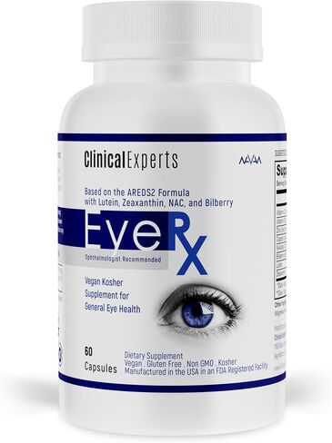 Navan EyeRx Antioxidant AREDS 2 Eye Vitamins & Minerals Supplement & Amsler Eye Grid Daily Vision Screening Tool by Clinical Experts in Saudi Arabia