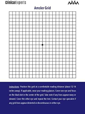 Navan EyeRx Antioxidant AREDS 2 Eye Vitamins & Minerals Supplement & Amsler Eye Grid Daily Vision Screening Tool by Clinical Experts in Saudi Arabia