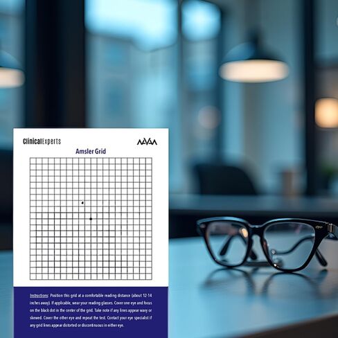 Navan EyeRx Antioxidant AREDS 2 Eye Vitamins & Minerals Supplement & Amsler Eye Grid Daily Vision Screening Tool by Clinical Experts in Saudi Arabia