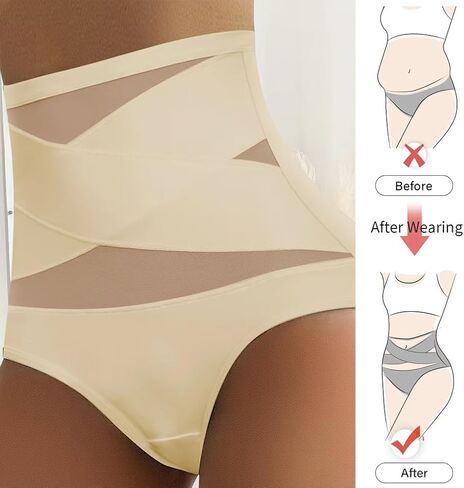 Women's Invisible High-Waist Shapewear Panties, Tummy Flattening & Body Sculpting in Kuwait