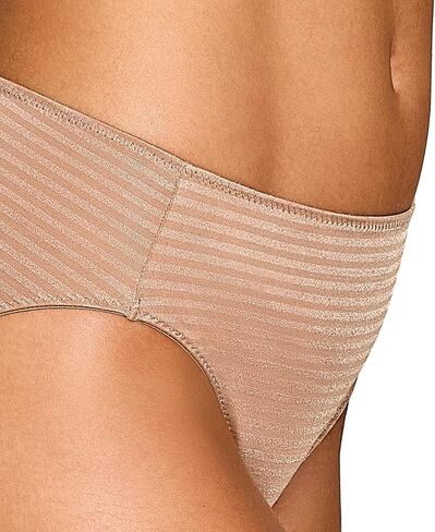 Ilusion Womens Luxe Stripe French Cut Bikini Panty with 4-Way Stretch 1287 in Saudi Arabia